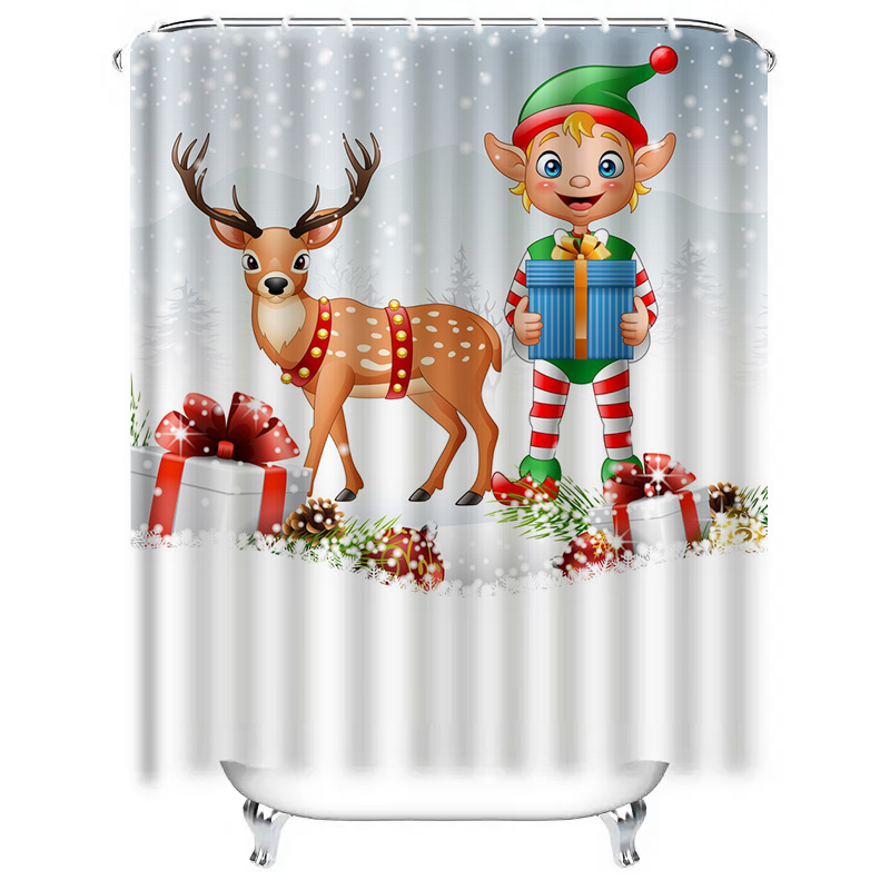 Tirai Mandi Rusa Natal TU, Dek - Home Xmas Decor Ideas ulasan dan harga
