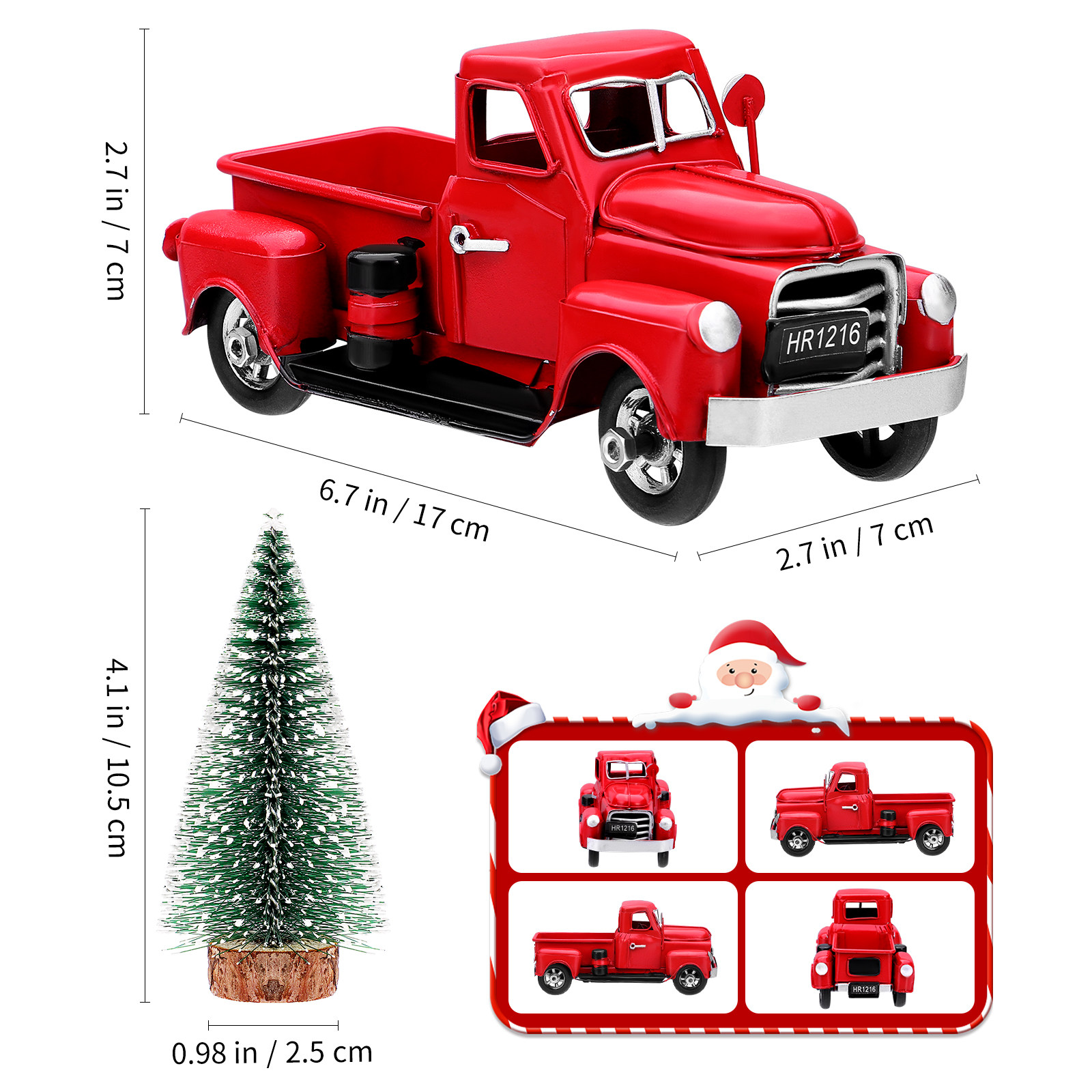 Truk Logam Merah Vintage, Deko - Home Decor Gift ulasan dan harga