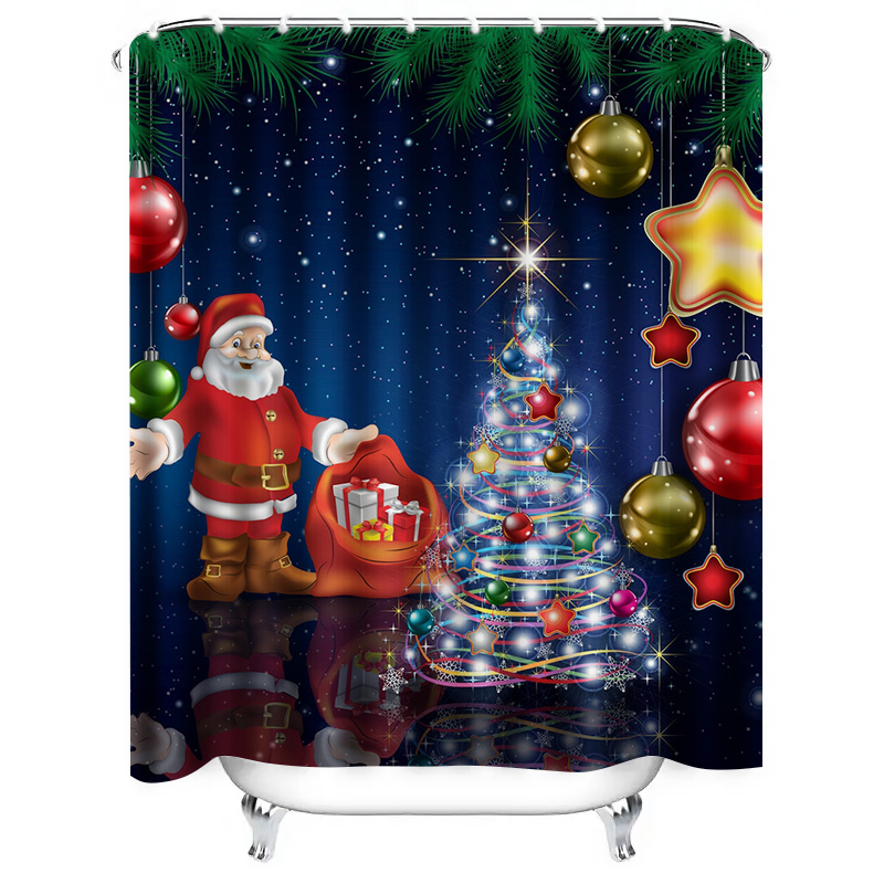 Tirai Mandi Natal TU Santa Cla - Home Xmas Decor Ideas ulasan dan harga