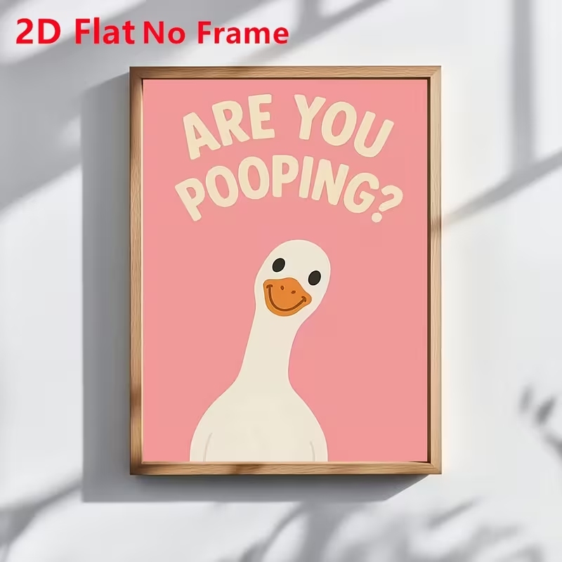 Modern Pink Are You Pooping Qu - Home Decor Duck ulasan dan harga