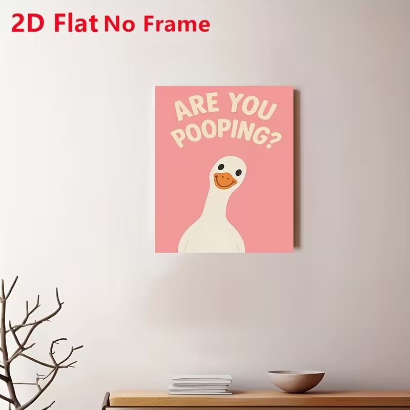 Modern Pink Are You Pooping Qu - Home Decor Duck ulasan dan harga