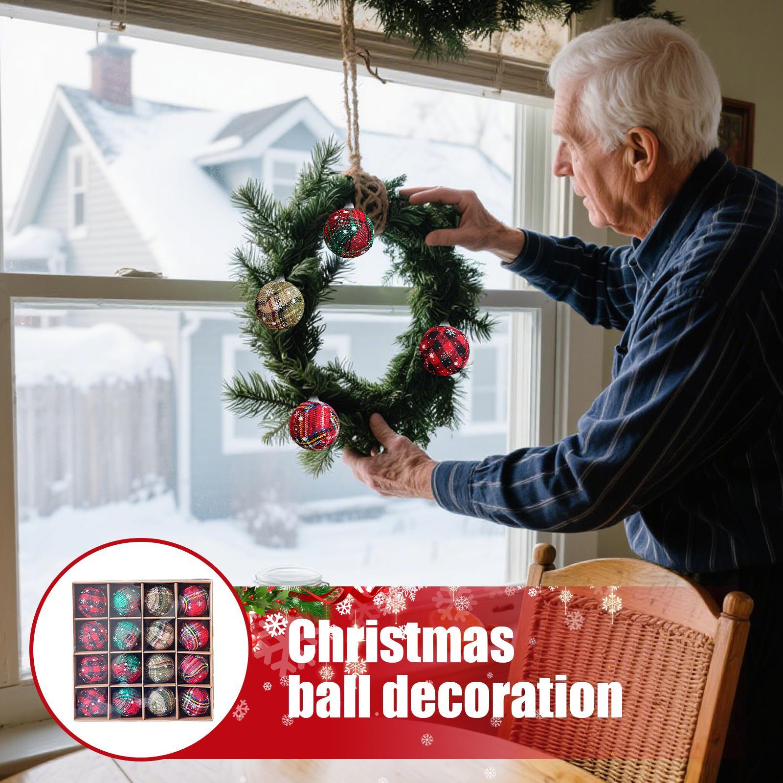 Set Ornamen Pohon Natal 16 Bua - Home Decor Retail Stores ulasan dan harga