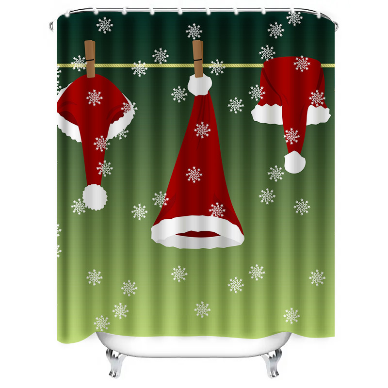TU Tirai Mandi Natal Meriah Sa - Home Xmas Decor Ideas ulasan dan harga