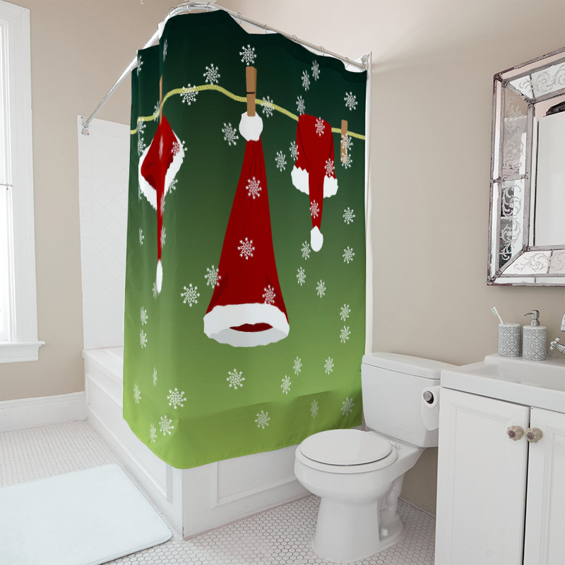 TU Tirai Mandi Natal Meriah Sa - Home Xmas Decor Ideas ulasan dan harga