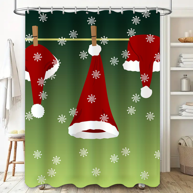 TU Tirai Mandi Natal Meriah Sa - Home Xmas Decor Ideas ulasan dan harga