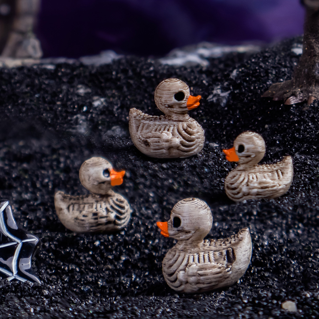 Ornamen Patung Bebek Tengkorak - Home Decor Duck ulasan dan harga