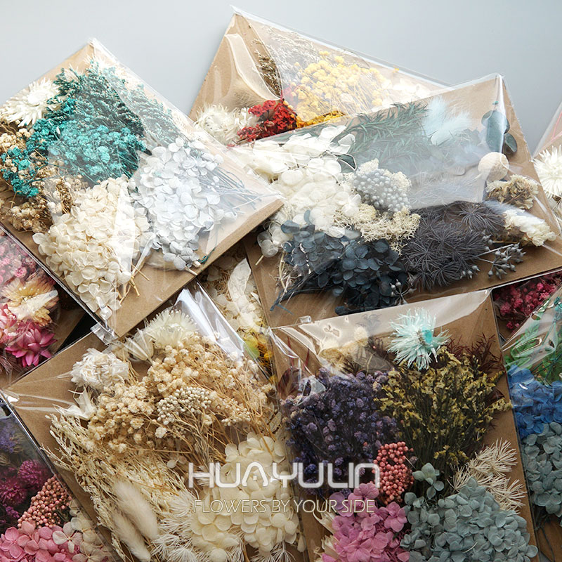 1 Pak tanaman buatan bunga asl - Dried Flower Bouquet ulasan dan harga