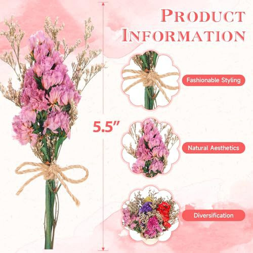 Buket Bunga Kering Mini Alami  - Dried Flower Bouquet ulasan dan harga
