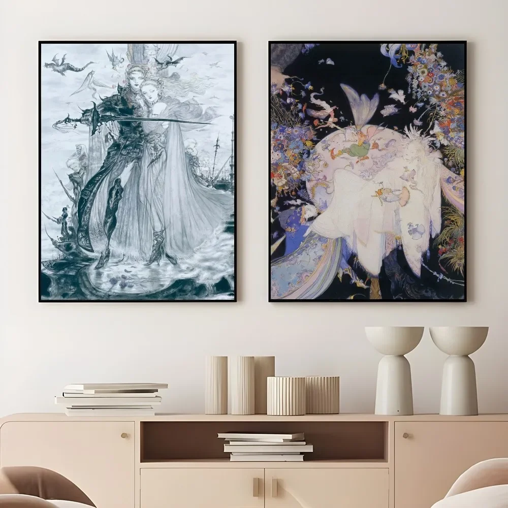 Yoshitaka Amano Final Fantasy  - Home Decor Games Free ulasan dan harga