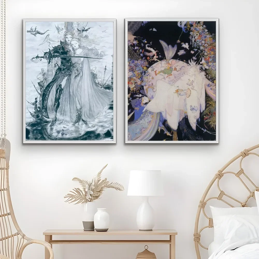 Yoshitaka Amano Final Fantasy  - Home Decor Games Free ulasan dan harga