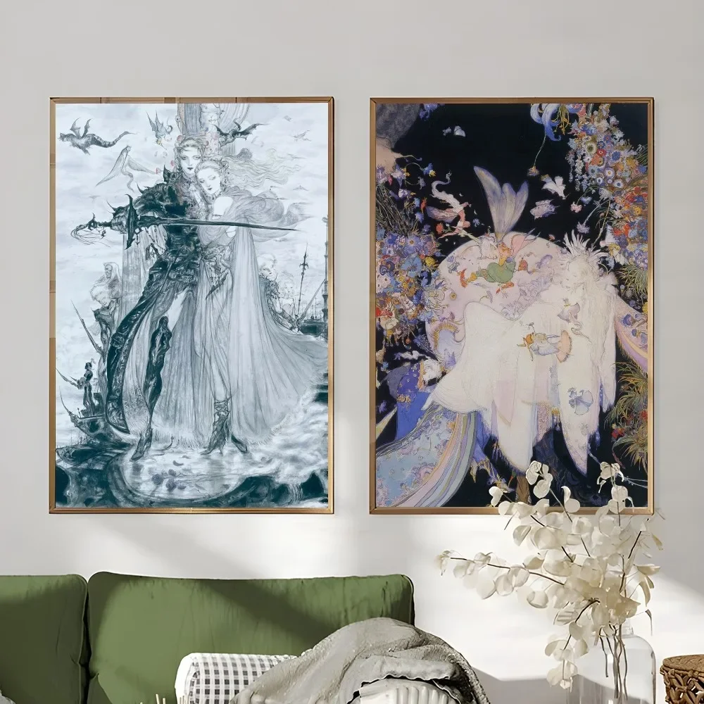 Yoshitaka Amano Final Fantasy  - Home Decor Games Free ulasan dan harga