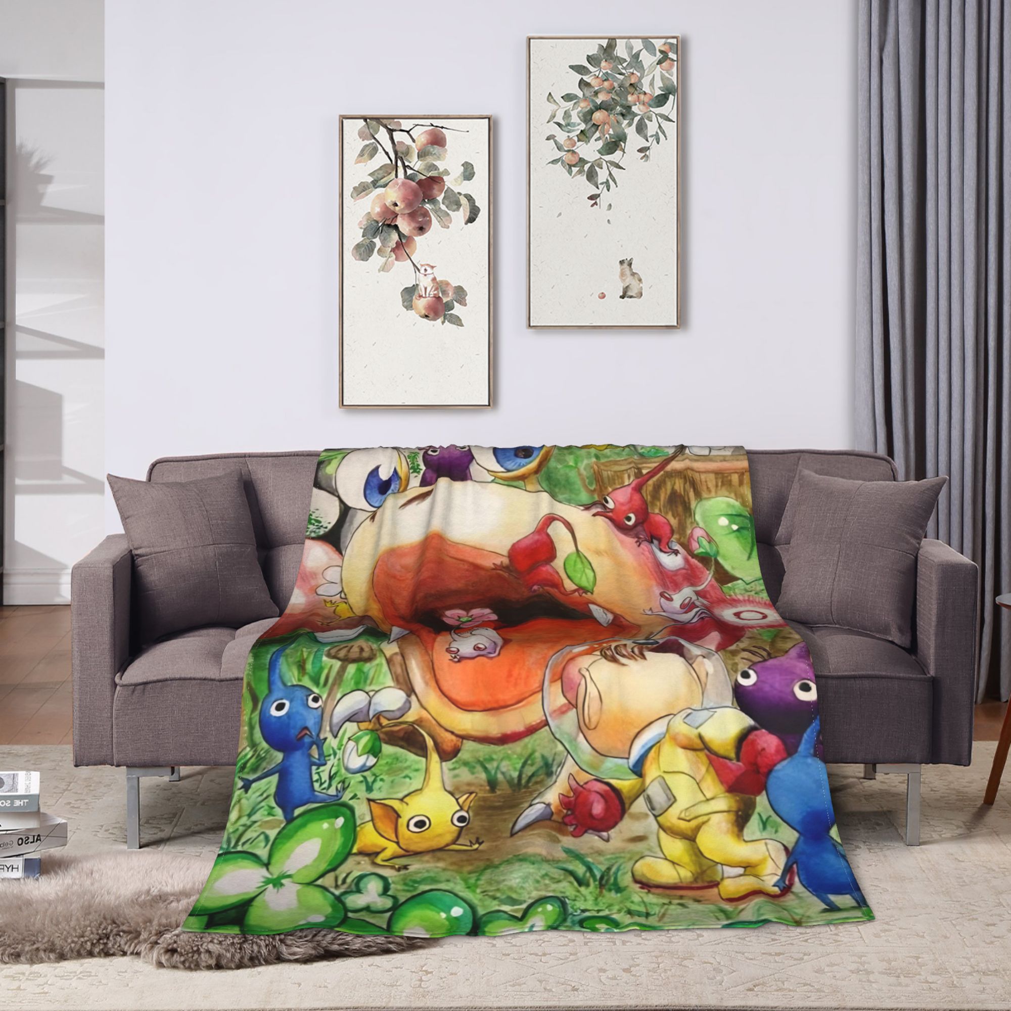 Selimut Pikmin Game, Selimut L - Home Decor Fallout 4 ulasan dan harga
