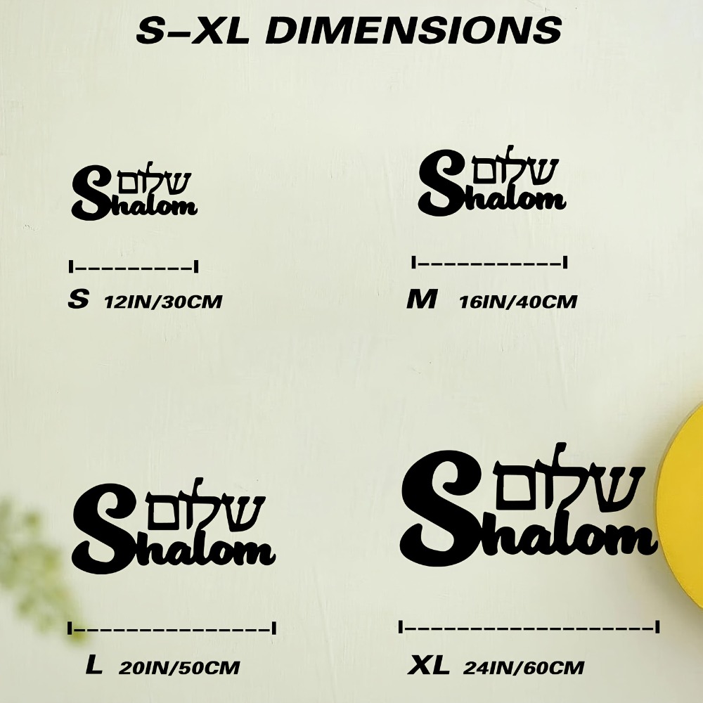 CIFBUY Papan Tanda Shalom, Sen - Home Decor Outdoor ulasan dan harga