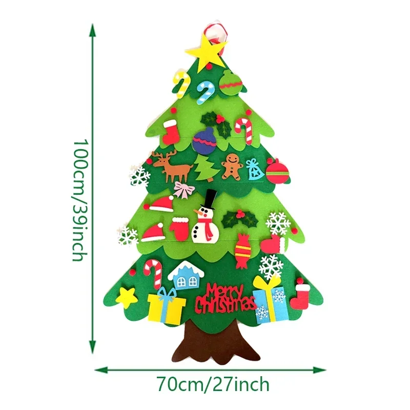 Set Pohon Natal Felt DIY Anak- - Home Xmas Decor Ideas ulasan dan harga
